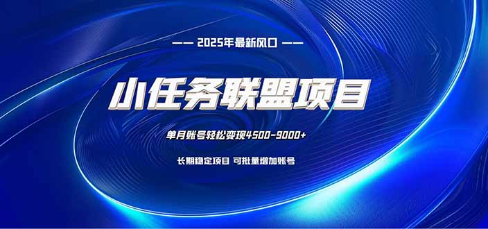 小任务联盟项目：一台电脑每天只需10分钟，轻松简单稳定-创业攻略