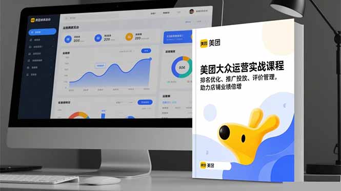 美团大众运营实战课程，排名优化、推广投放、评价管理，助力店铺业绩倍增-创业攻略